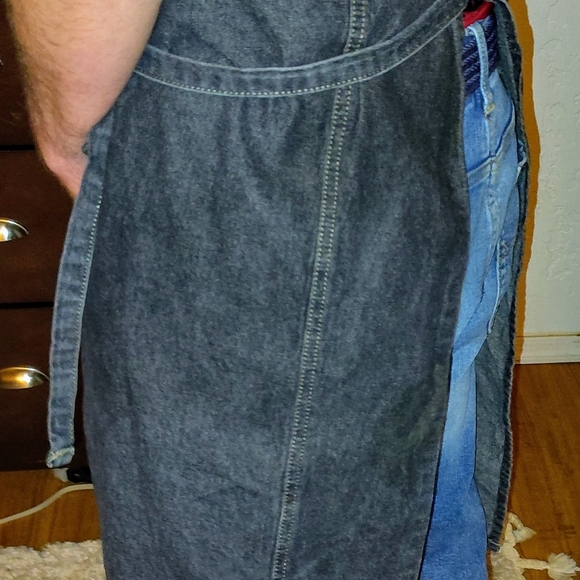 Chef Works Black Denim Unisex Apron - Picture 5 of 9
